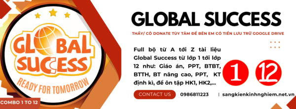 Link tải tài liệu Global Success từ lớp 1 tới lớp 12