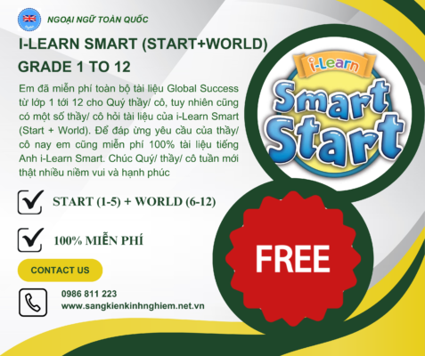 Tài liệu iLearn Smart Start (1-5) và iLearn Smart World (6-12)