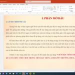 Số 3. Giúp học sinh ghi nhớ từ vựng thông qua tổ chức trò chơi trong tiết dạy tiếng Anh lớp 9 trường ABC